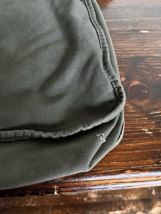 Cowgirl Graphic Canvas Crossbody Bag - Olive Green - Picture 3 of 6